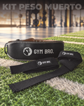 Kit Peso Muerto - Cinturón y Straps Gym Bro