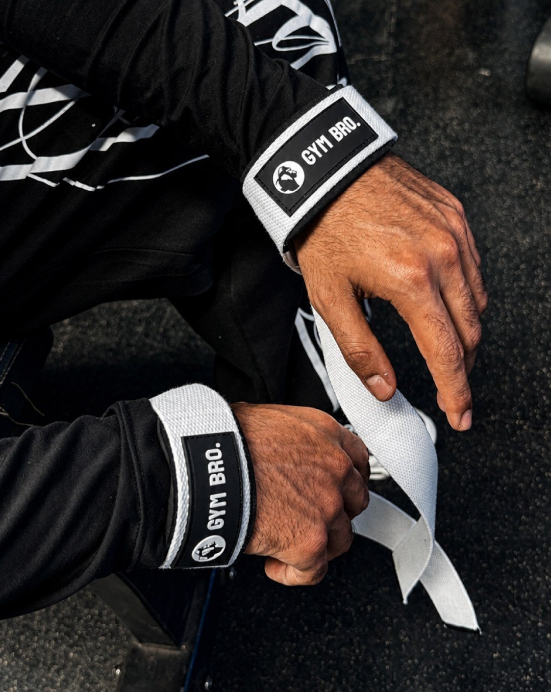 Straps gris light gym bro