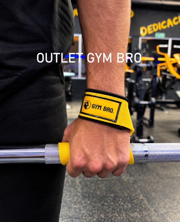 Straps color amarillo Classic Gym Bro