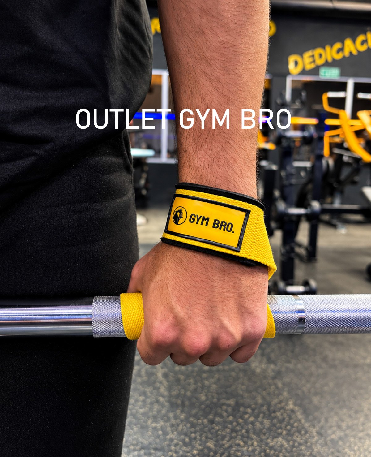 Straps color amarillo Classic Gym Bro